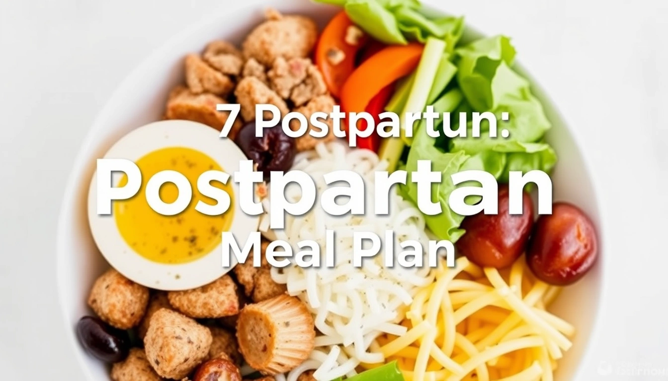 7-Day Postpartum Meal Plan for Weight Loss and Recovery