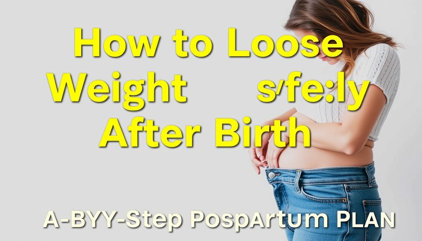 How to Lose Weight Safely After Birth: A Step-by-Step Postpartum Plan How to Lose Weight Safely After Birth: A Step-by-Step Postpartum Plan