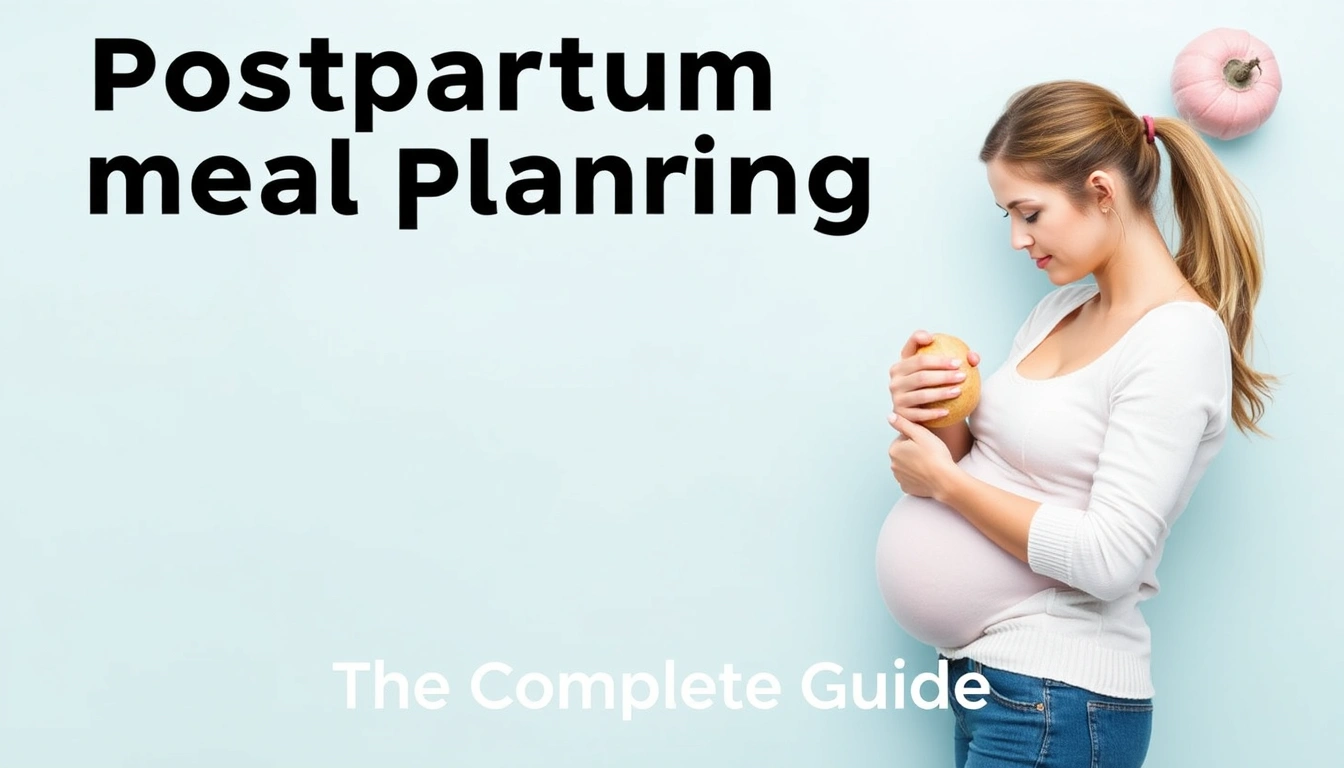 Postpartum meal planning and food choices — The Complete Guide